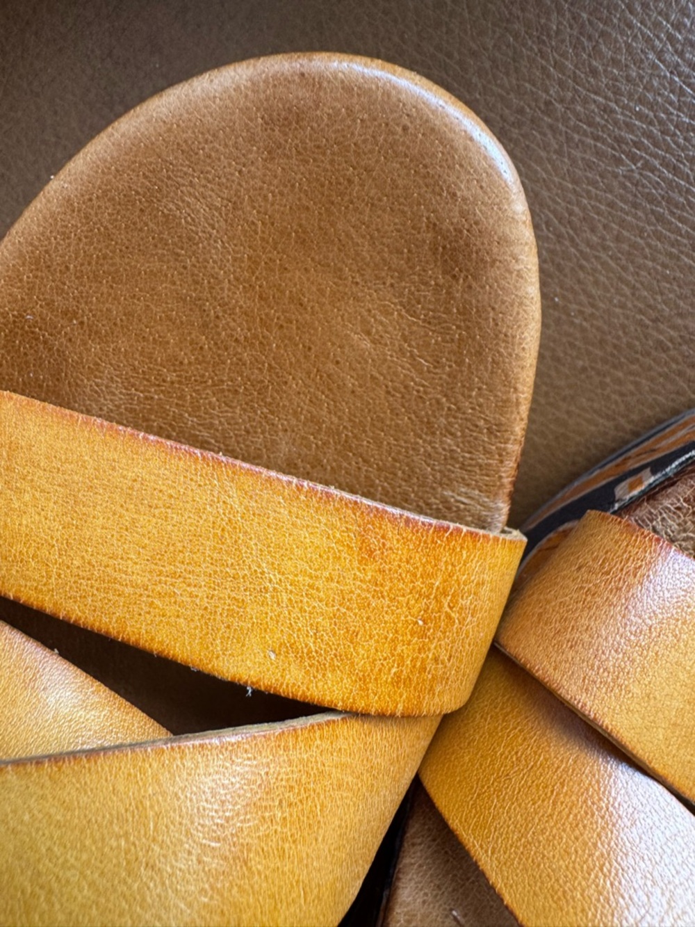 Naya Strappy Platform Wedge Sandals. Worn once! - Picture 7 of 8